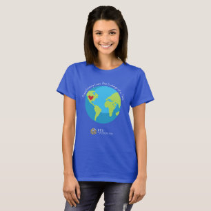 Transformando camiseta viva - Azul
