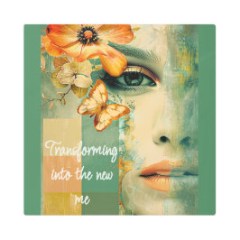 Transformarse en el arte de la pared Metalizado de