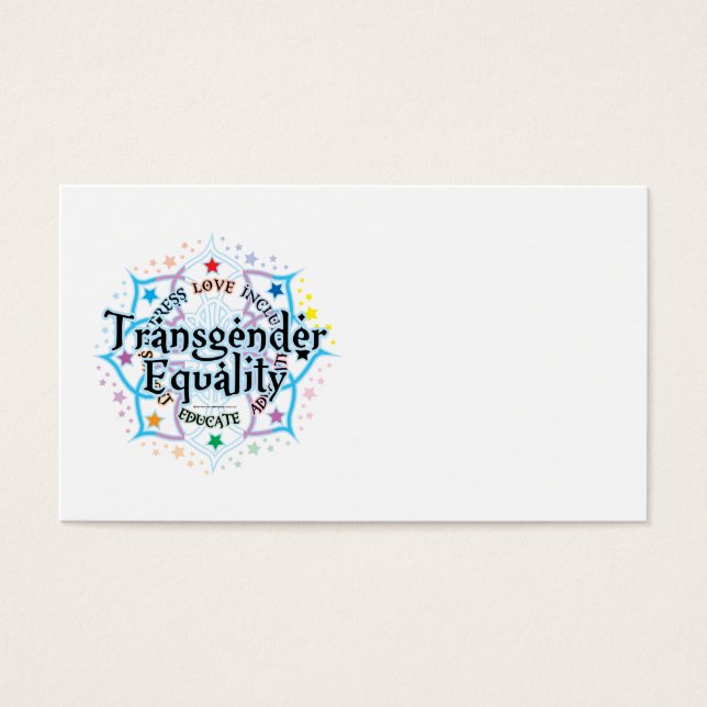 Transgender Equality Lotus (Frente)
