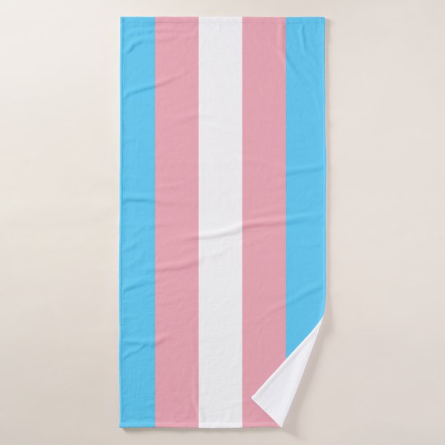 Transgender Flag (Toalla de baño)