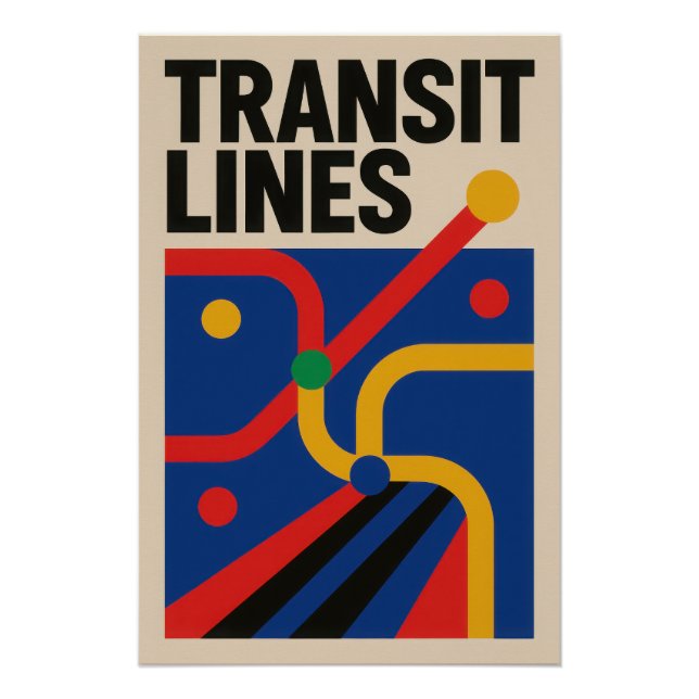 Transit Lines - Poster (Anverso)