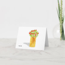 Transparencia, tarjeta de nota plegada