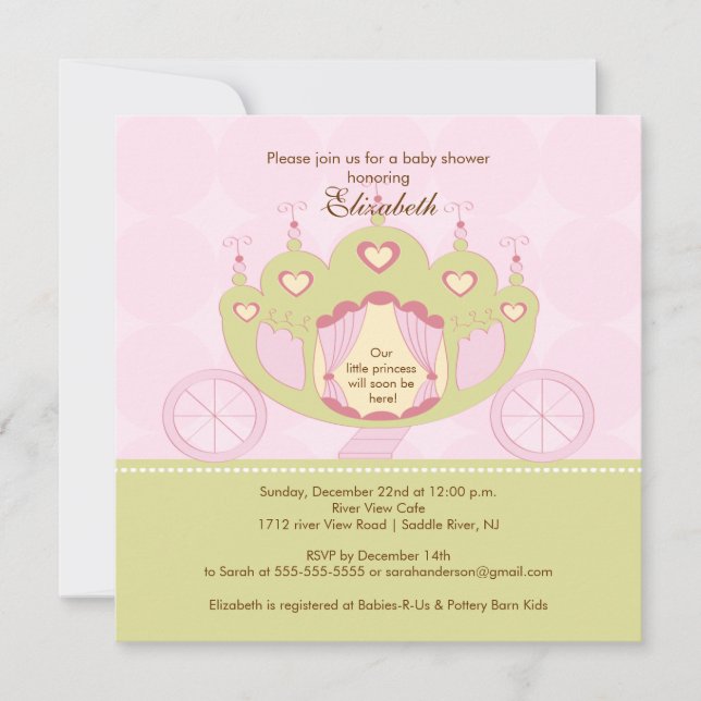 Transporte de Bonito de invitación a la Princesa B (Anverso)