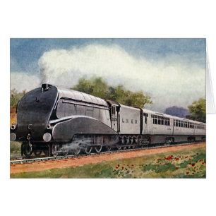 Transporte de época, tren plateado moderno
