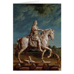 Transporte de la estatua ecuestre de Louis XIV