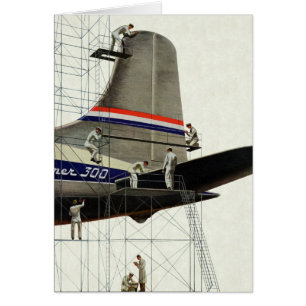 Transporte de vintage, mantenimiento del avión