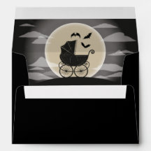 Transporte gótico Baby Shower Halloween