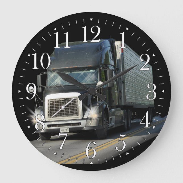 Transporte pesado Reloj de pared de camionetas de  (Anverso)
