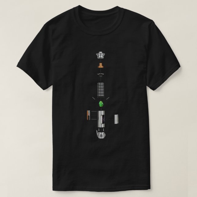 Transsección transversal Lightsable de camiseta es (Diseño del anverso)