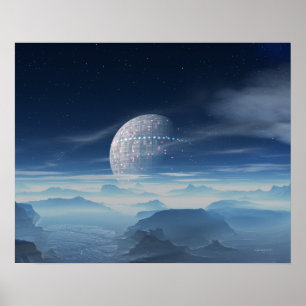 Tranus Alien Planet con arte digital satelital