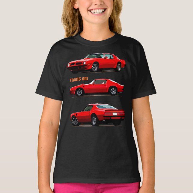 Tranvía Am 455 Muscle Car Premium Camiseta 1974 (Anverso)