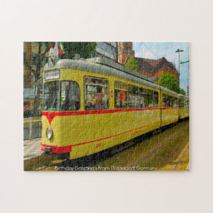 Tranvía de Düsseldorf Alemania. Rompecabezas