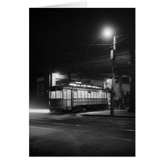 Tranvía de Noche, 1943 (Frente)