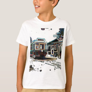 Tranvía de TRC Neon en la camiseta básica de stds 