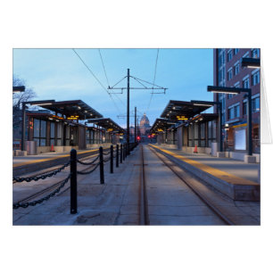 Tranvía de tren ligero en Saint Paul
