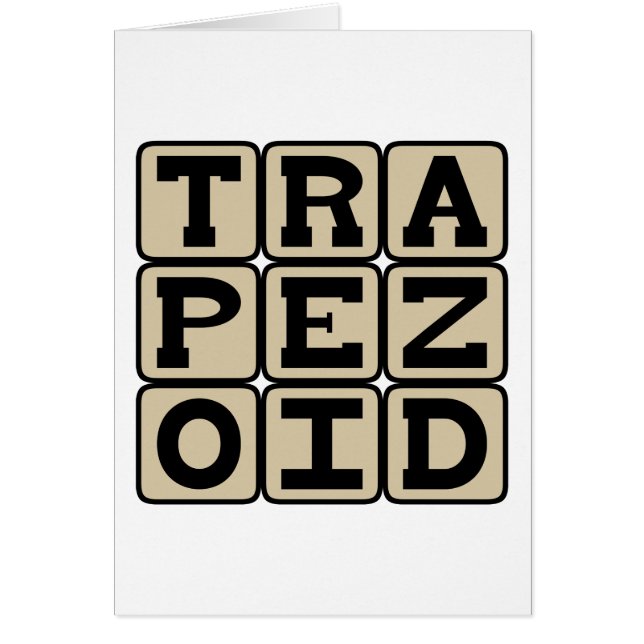 Trapecio, polígono de cinco lados (Frente)