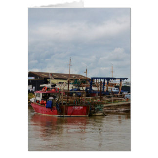 Trasero de barcos de pesca