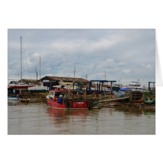 Trasero de barcos de pesca