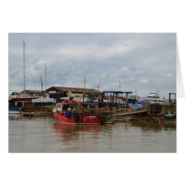 Trasero de barcos de pesca (Anverso (Horizontal))