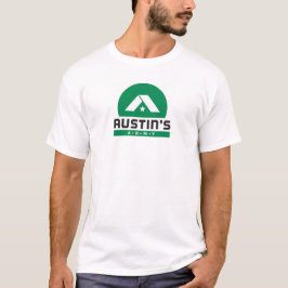 Trasero "valiente y fuerte" de la camiseta echada