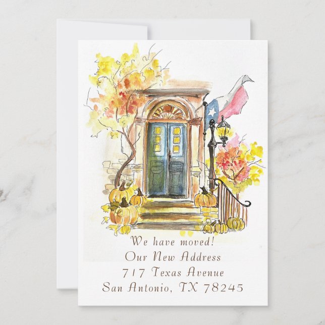 Trasladarse a la Invitación de Texas (Anverso)