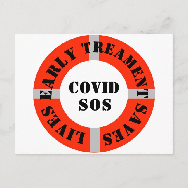 Tratamiento temprano salva vidas postales (Anverso)