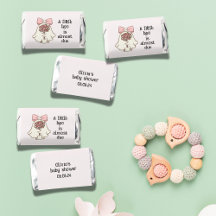 Tratamientos de personalizado de color rosado Baby