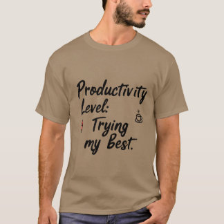 Tratando lo mejor de mí - Camiseta Motivacional di