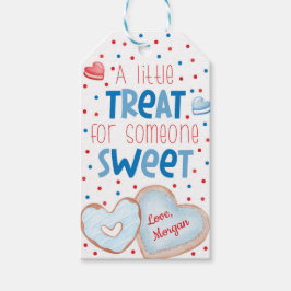 Tratar por alguien etiqueta de regalo de El día de