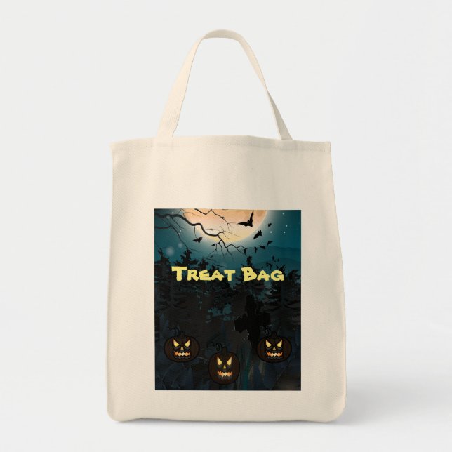 Trate la bolsa para Halloween (Frente)