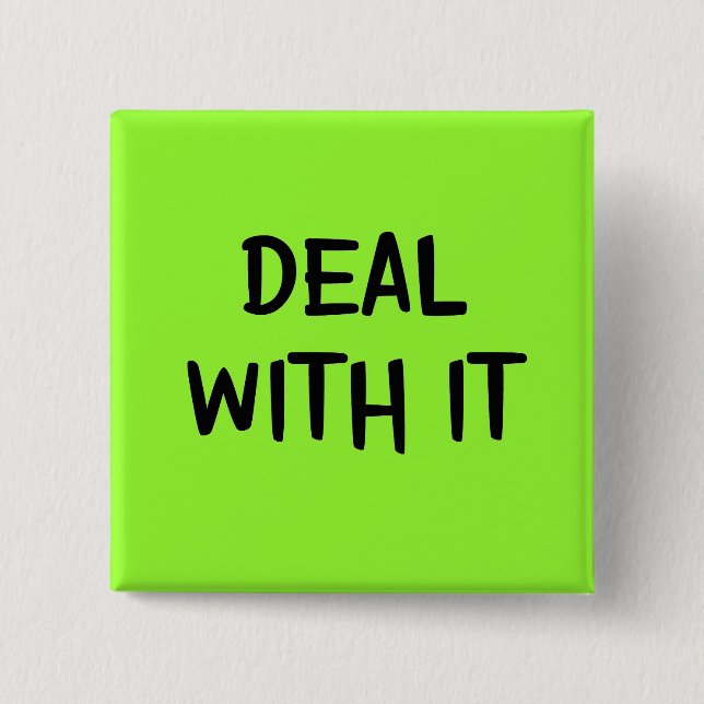 Trato con él botón (Anverso)