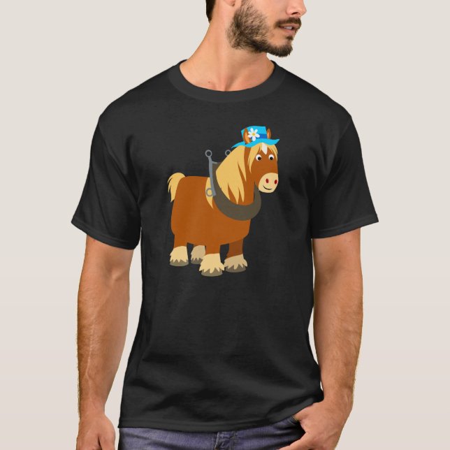 Trato Personalizado lindo Breton Caballo camiseta (Anverso)