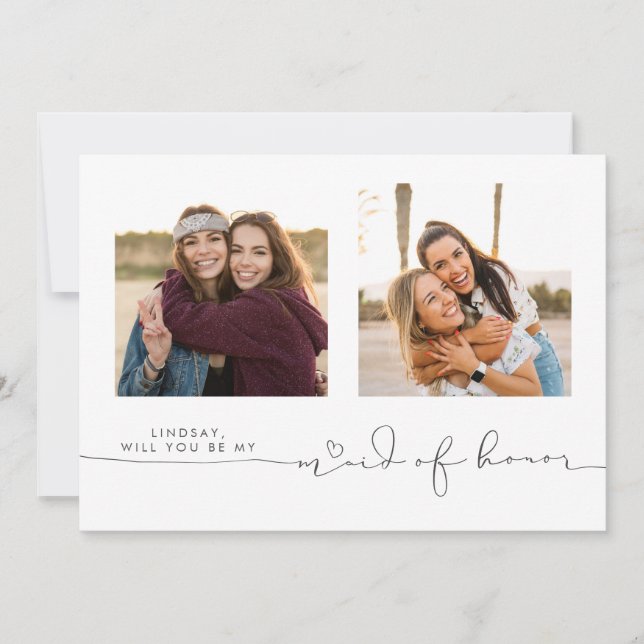 Trato, serás mi empleada de honor dos fotos (Anverso)