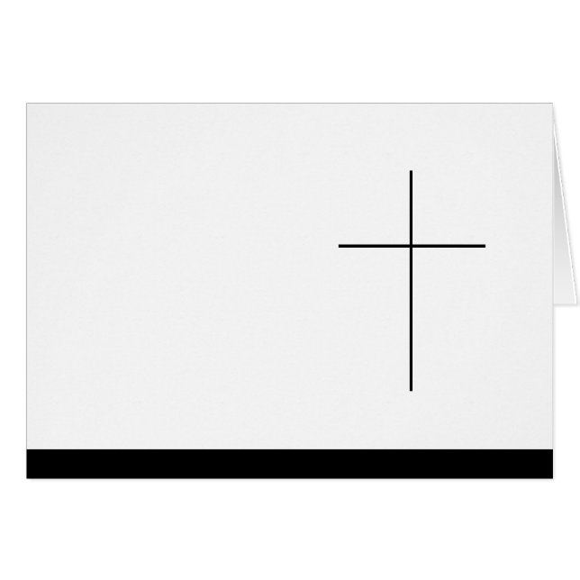 Trauerkarte (Anverso (Horizontal))