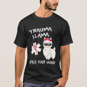 Trauma Llama Alpaca tu camiseta herida Llama Lover