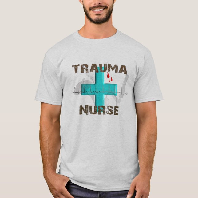 Trauma único Enfermera camisetas y regalos (Anverso)