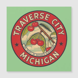 Traverse City, Michigan - Tarjeta magnética