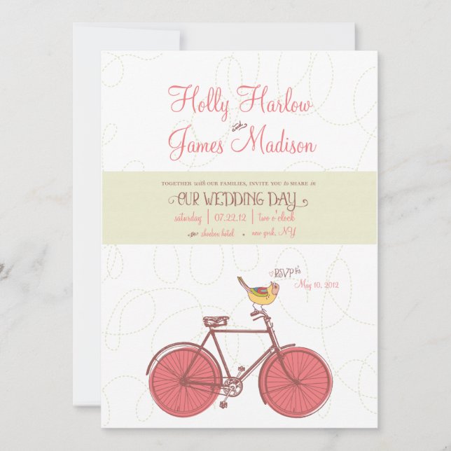 Travesía dulce - Invitación a la boda (Anverso)