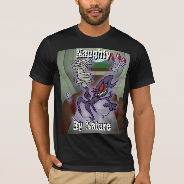 Travieso por la camiseta de la naturaleza (Anverso)