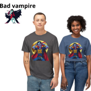 Travieso vampiro, Camiseta divertida de vampiro ho