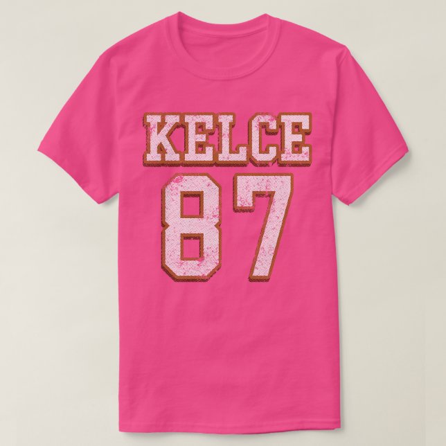 Travis Kelce Jersey Back Print (Diseño del anverso)