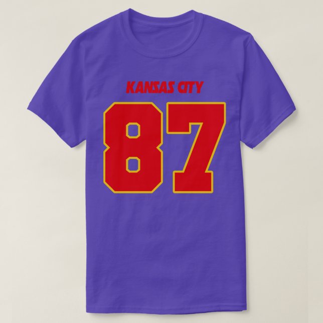 Travis Kelce Jersey FrontBack Print 1 (Diseño del anverso)