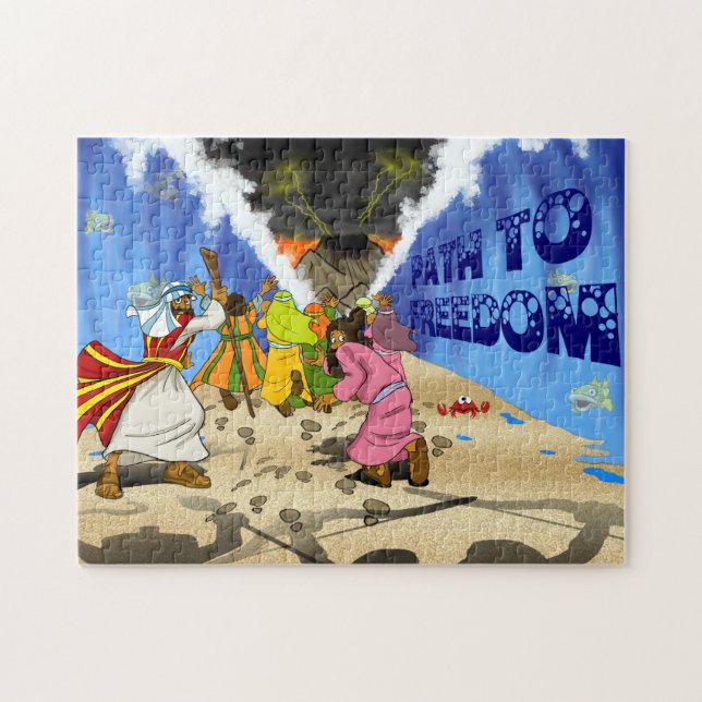 Trayectoria al rompecabezas de la historia de la (Horizontal)