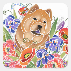 TRAYECTORIA LISA del JARDÍN - pegatinas del perro