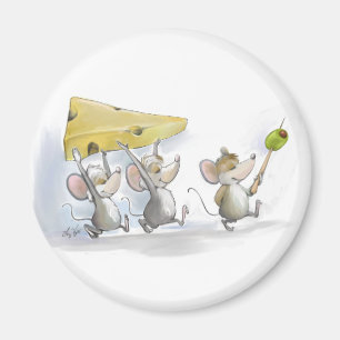 Trayendo el imán del queso (con aceitunas)