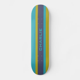 Trazos personalizado monograma skateboard