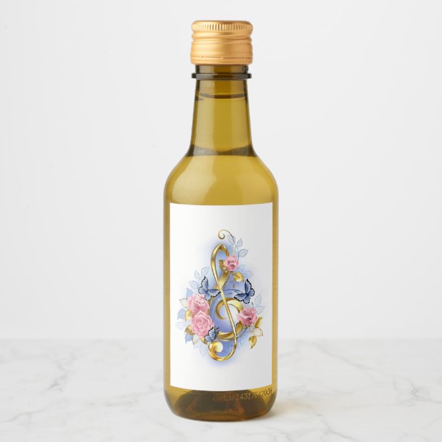 Treble arrecife con rosas rosas rosas rosas (Anverso)