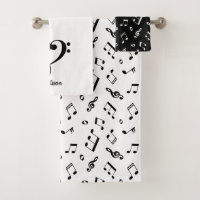 Treble Clef & Bass Clef Heart