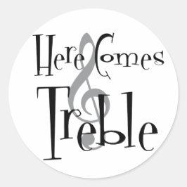 Treble Pegatina