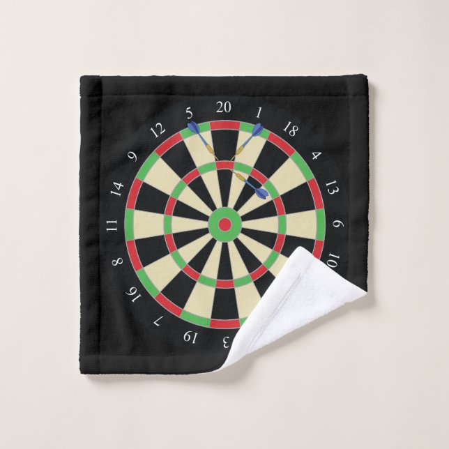 Treble Top 180 Dartboard Darts Player (Toallita)